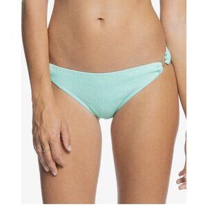 Roxy Juniors Mind of Freedom Textured Bikini Swim Bottoms Size L Mint Green